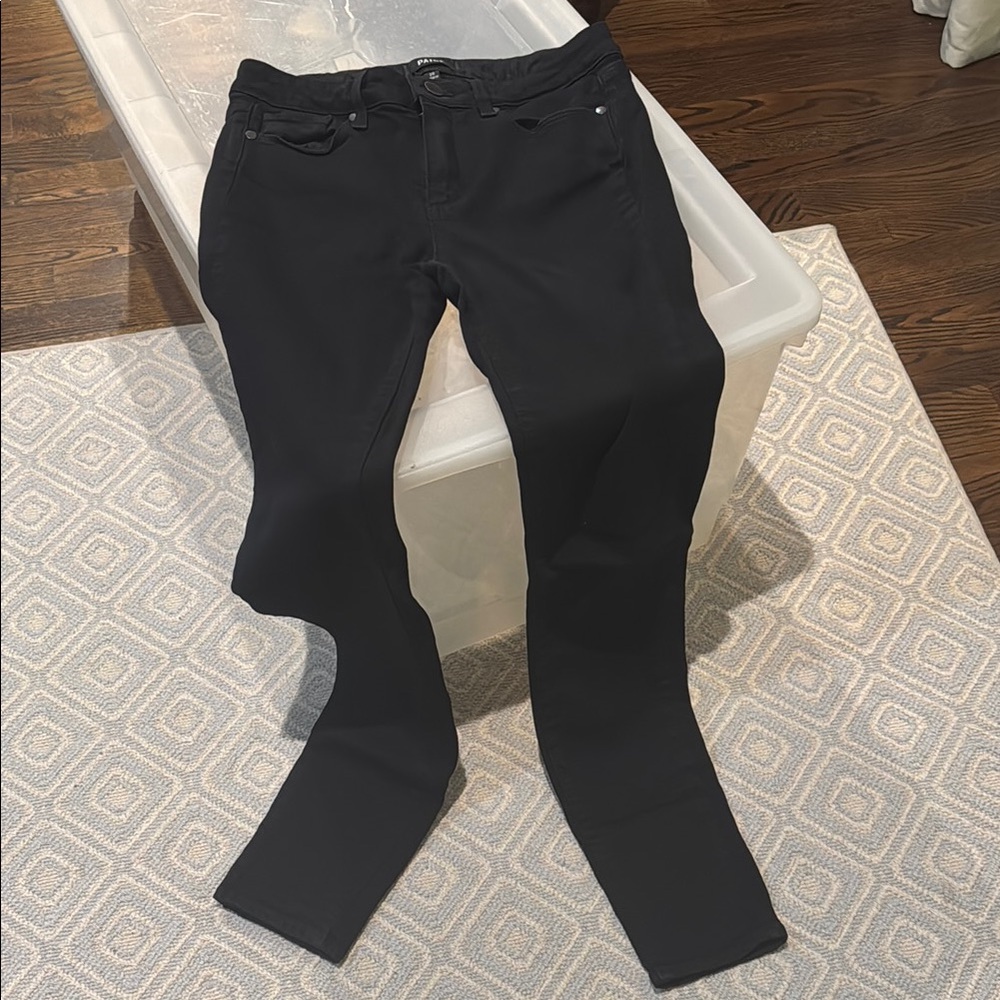 PAIGE Black Skinny Jeans Modern Fit